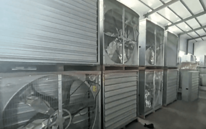 Ventilateur à pression négative de bétail en tôle galvanisée 1380